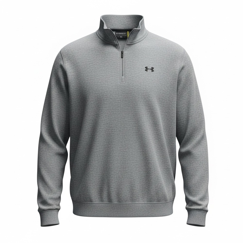 Hurley Storm SweaterFleece 1/4 Zip Pullover Grey 1281267 Mens 4XL Tall